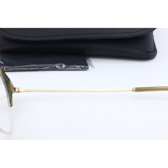 Giorgio Armani AR 7210 Tortoise Half Rim Rectangle Eyeglasses Clear Lenses 53mm - Picture 6 of 7